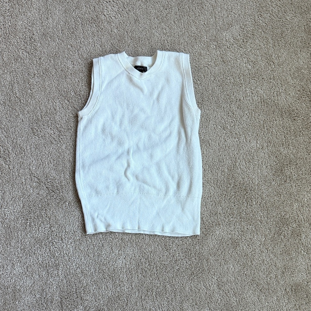 J. Crew Kids White Tank Top